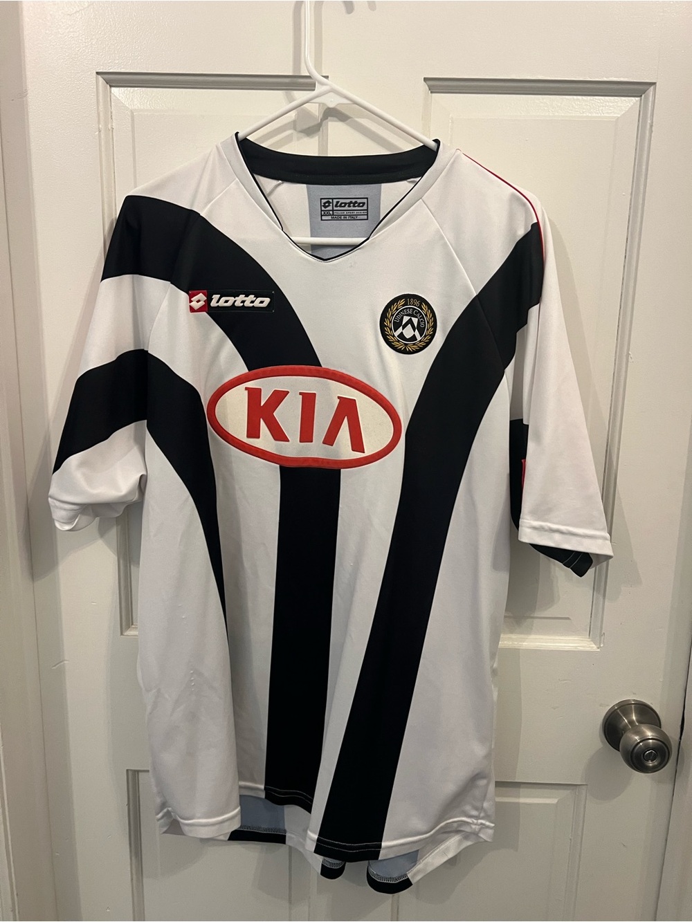 Vintage Authentic 2005–2006 Udinese Calcio home jersey made by Lotto,